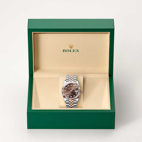 Rolex Datejust watch in box