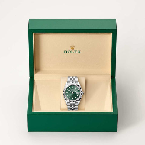 Rolex Datejust watch in box
