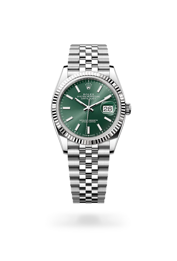 Datejust 36 with Oyster, 36 mm, Oystersteel and white gold
