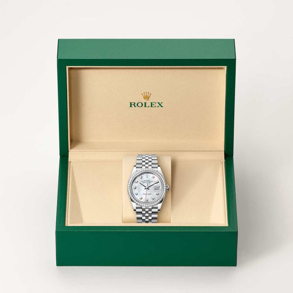 Rolex Datejust watch in box