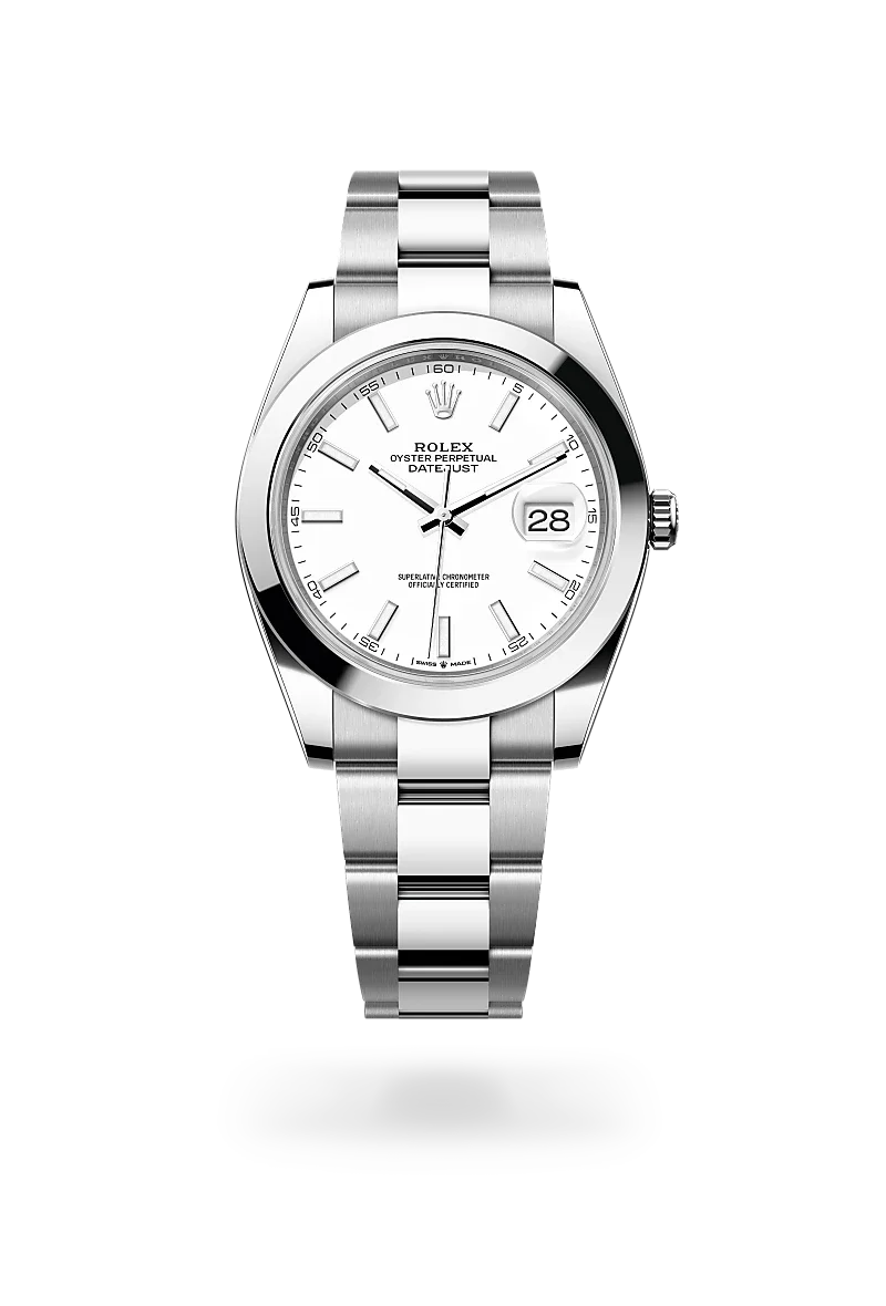 Rolex Datejust 41 in Oystersteel, m126300-0005 Upright with Shadow - Fink's Jewelers