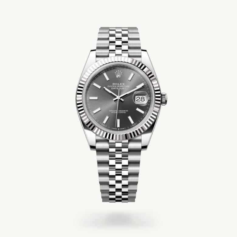 Rolex Datejust in White Rolesor - combination of Oystersteel and