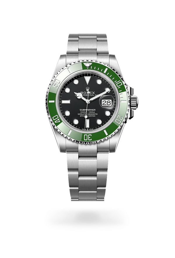 Rolex Submariner Date in Oystersteel, m126610lv-0002 Upright with Shadow - Fink's Jewelers