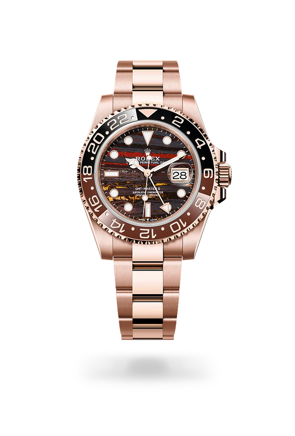  GMT-Master II with Oyster, 40 mm, Everose gold