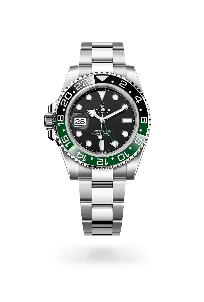 Rolex GMT-Master II in Oystersteel, m126720vtnr-0001 Upright with Shadow - Fink's Jewelers