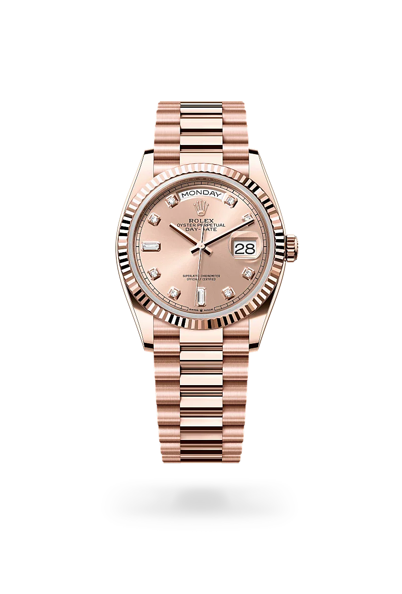  Day-Date 36 with Oyster, 36 mm, Everose gold