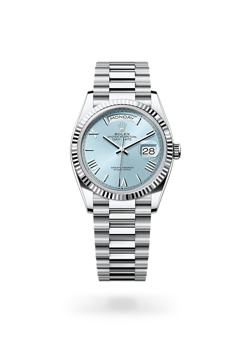  Day-Date 36 with Oyster, 36 mm, platinum