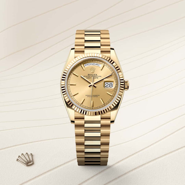 Rolex Day-Date in 18 kt yellow gold, M128238-0045