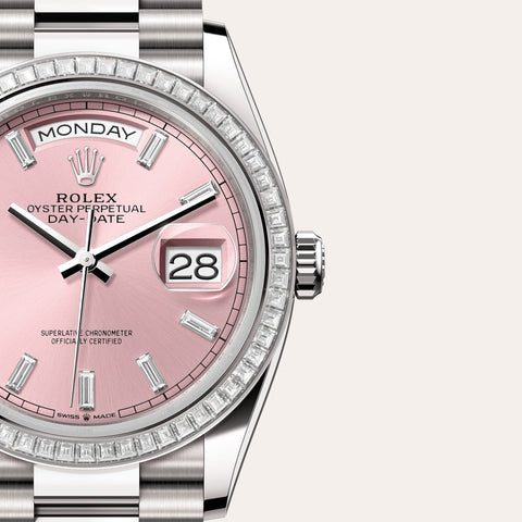 Rolex Day-Date White Gold and Diamonds, M128399TBR-0029