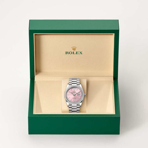 Rolex Day-Date watch in box