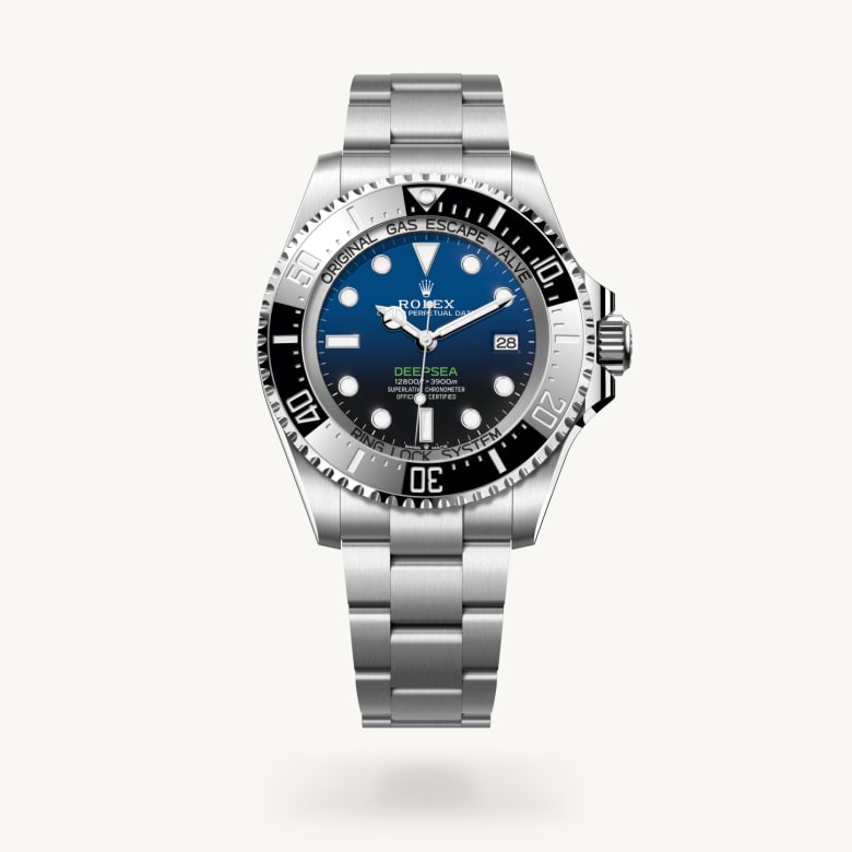 ロレックス ROLEX 時計空き箱 純正 深型Cリングボックス Blue/Red Rolex Deepsea in Oystersteel, M136660-0005