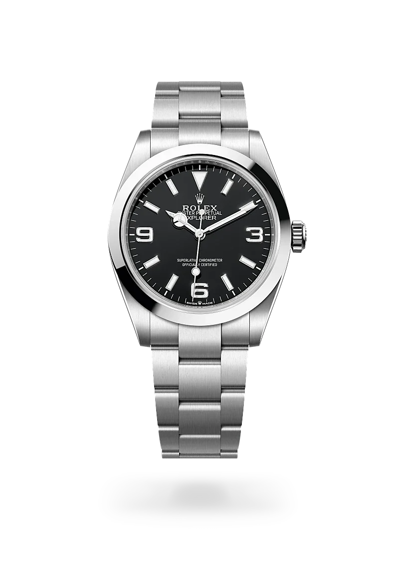  Explorer 40 with Oyster, 40 mm, Oystersteel
