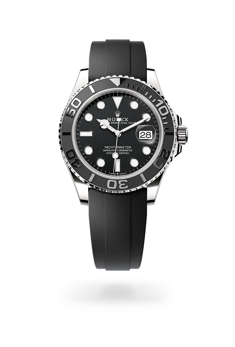  Yacht-Master 42 with Oyster, 42 mm, white gold