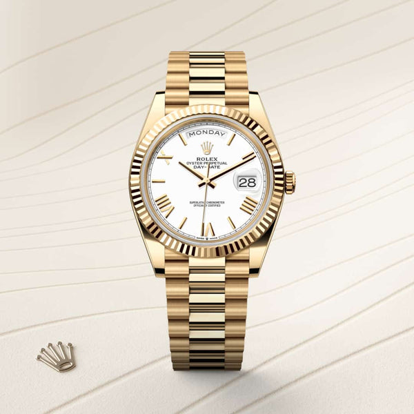 ROLEX純正　ディデイト　18ctイエローゴールド　LサイズBOX 付属16点 Rolex Day-Date in 18 kt yellow gold, M228238-0042