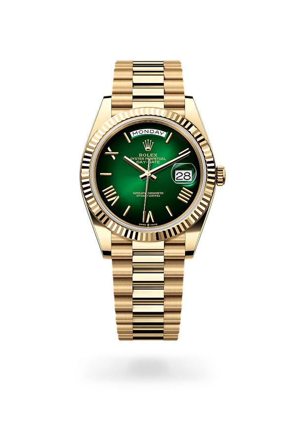  Day-Date 40 with Oyster, 40 mm, yellow gold