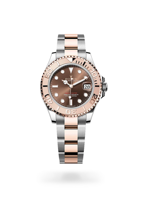  Yacht-Master 37 with Oyster, 37 mm, Oystersteel and Everose gold