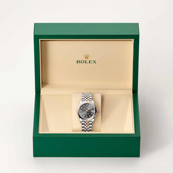 Rolex Datejust watch in box