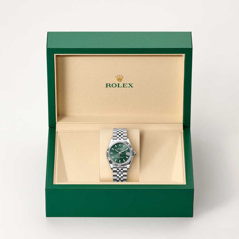 Rolex Datejust watch in box