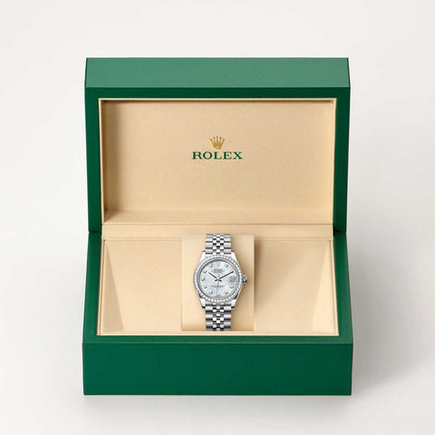 Rolex Datejust watch in box