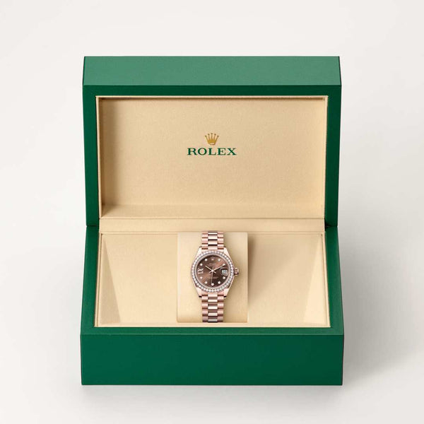 Rolex Lady-Datejust in 18 kt Everose gold, M279135RBR-0001