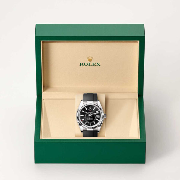 Rolex Sky-Dweller watch in box