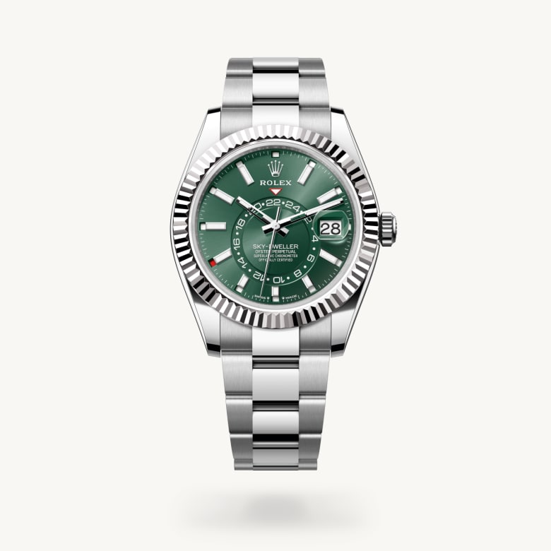 ブラッドワースオリジナル【スカイド】 Rolex Sky-Dweller in White Rolesor - combination of Oystersteel