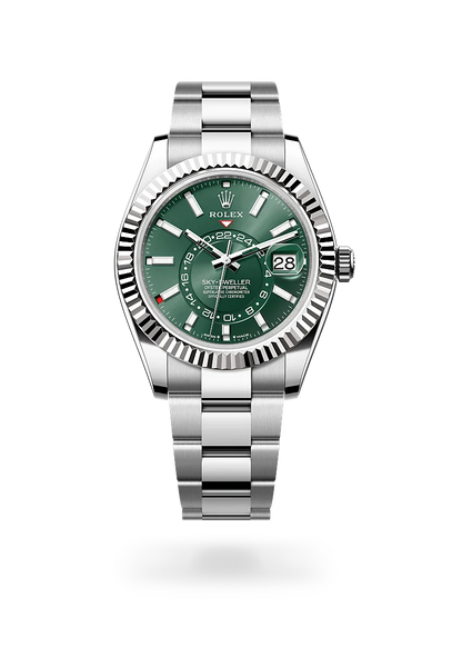 ブラッドワースオリジナル【スカイド】 Rolex Sky-Dweller in White Rolesor - combination of Oystersteel