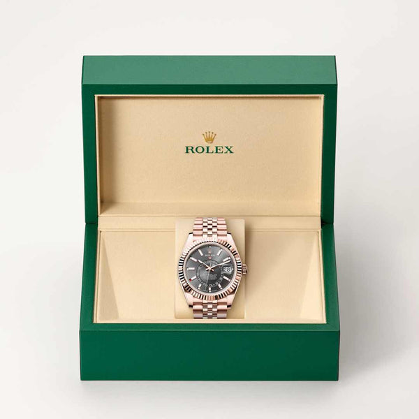 Rolex Sky-Dweller watch in box