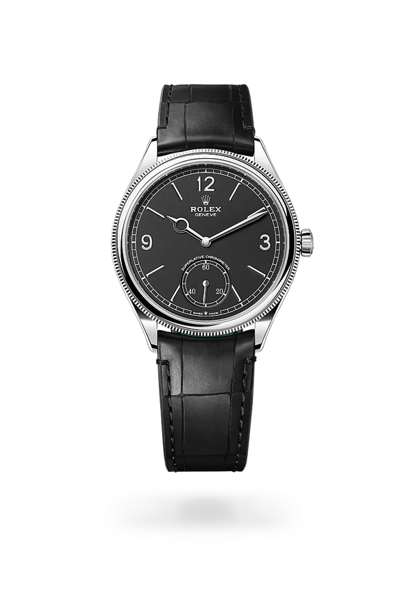  1908 with 39 mm, 18 kt white gold, polished finish