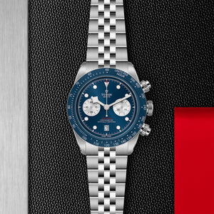 TUDOR Black Bay Chrono Blue Boutique Edition Men's Watch - M79360B at Fink's Jewelers