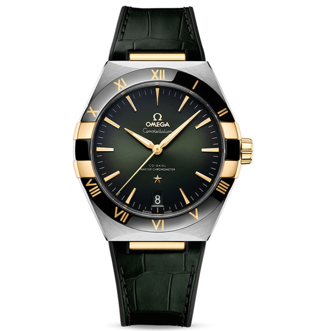 OMEGA Constellation Co-Axial Master Chronometer, 41mm on Green Strap