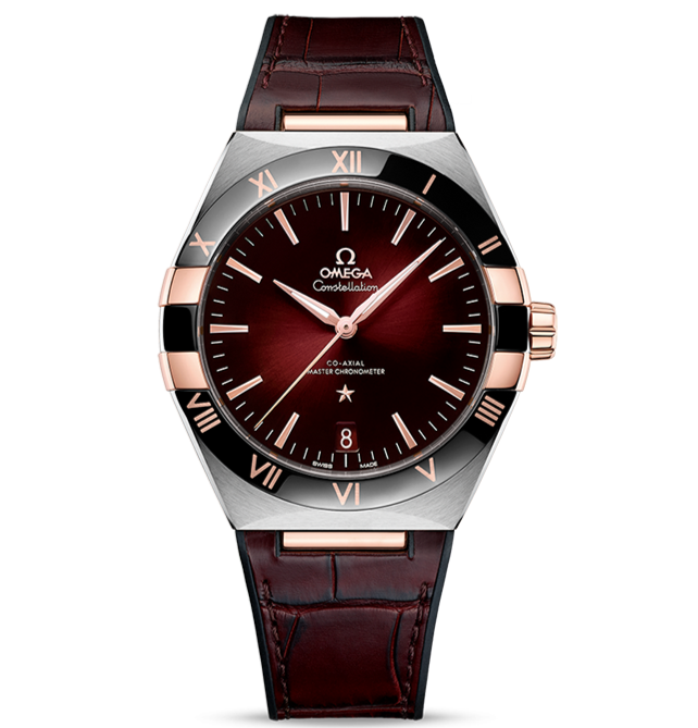 OMEGA Constellation Co-Axial Master Chronometer, 41mm with Burgundy Dial