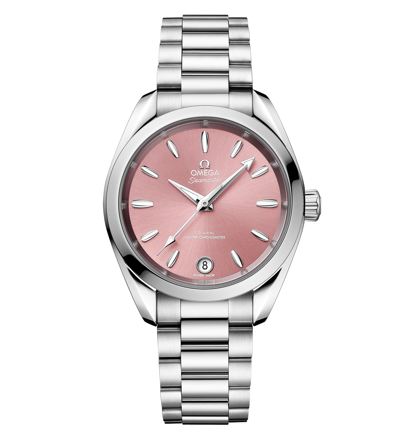 OMEGA Seamaster Aqua Terra 150m Co-Axial Master Chronometer, 34mm with Shell Pink Dial