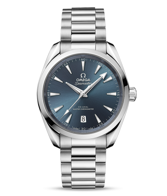 OMEGA Seamaster Aqua Terra 150m Co-Axial Master  Chronometer, 38mm with Blue Dial