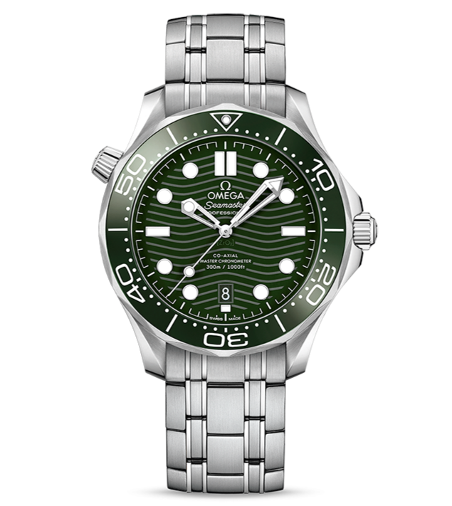 OMEGA Seamaster Diver 300m Co-Axial Master Chronometer, 42mm with Green Dial