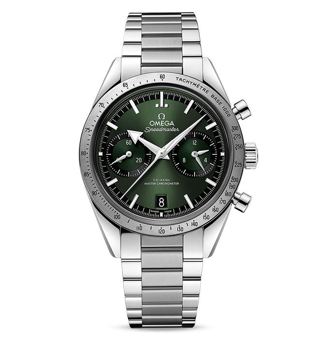 OMEGA Speedmaster '57 Co-Axial Master Chronometer Chronograph, 40.5mm with Green Dial