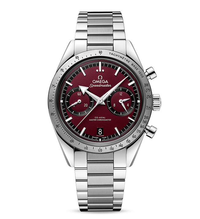 OMEGA Speedmaster '57 Co-Axial Master Chronometer Chronograph, 40.5mm with Burgundy Dial