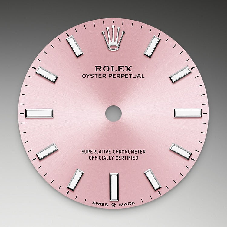 Pink Dial on Rolex Oyster Perpetual 21 in Oystersteel - M277200-0004 at Fink's Jewelers