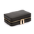 WOLF Leather Jewelry Zip Case in Black Anthracite