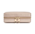 WOLF Leather Jewelry Zip Case in Rose Gold