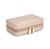 Rose Gold WOLF Leather Jewelry Zip Case