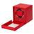 WOLF Cub Single Watch Winder with Cover in Tutti Frutti Red