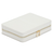 WOLF Maria Large Zip White Jewelry Case