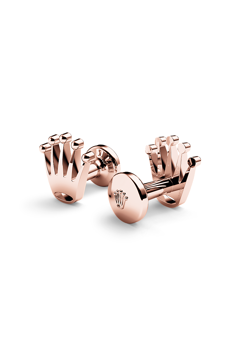  ‘Crown’ cufflinks with Everose gold