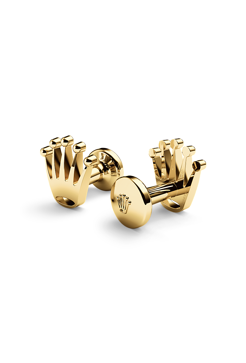  ‘Crown’ cufflinks with Yellow gold