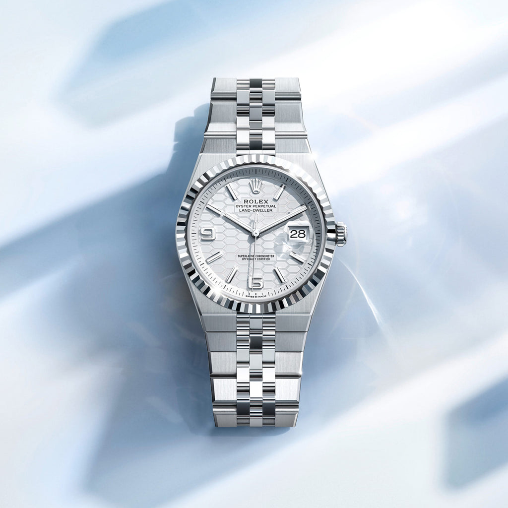 Rolex Land-Dweller in 18 kt Everose gold, M127285TBR-0002