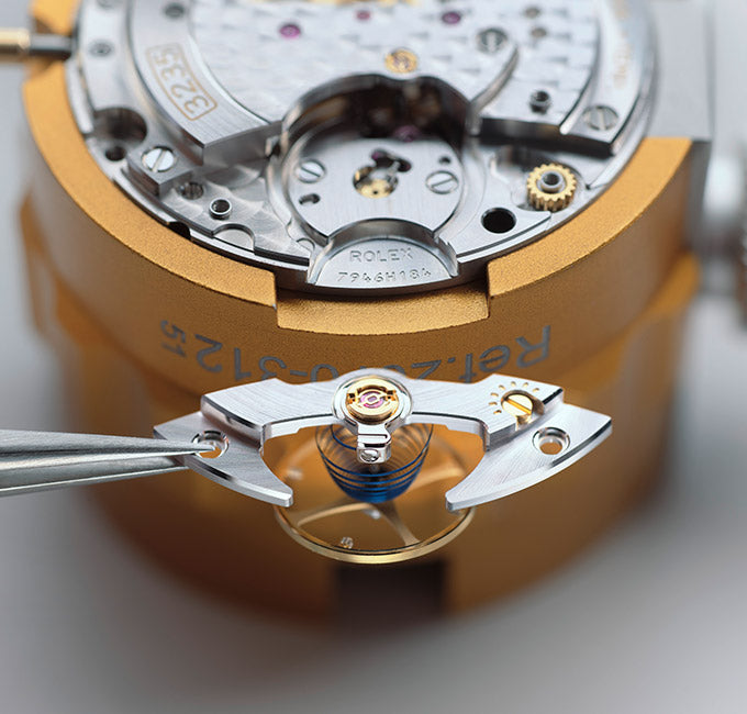 Rolex Servicing Procedure Assembly Lubrication of the Movement at Fink's Jewelers