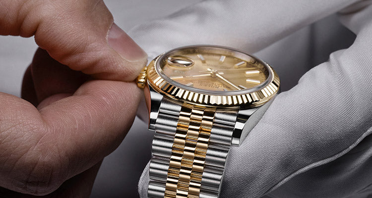 Jeweler Tests Rolex Watch During Servicing at Fink's Jewelers