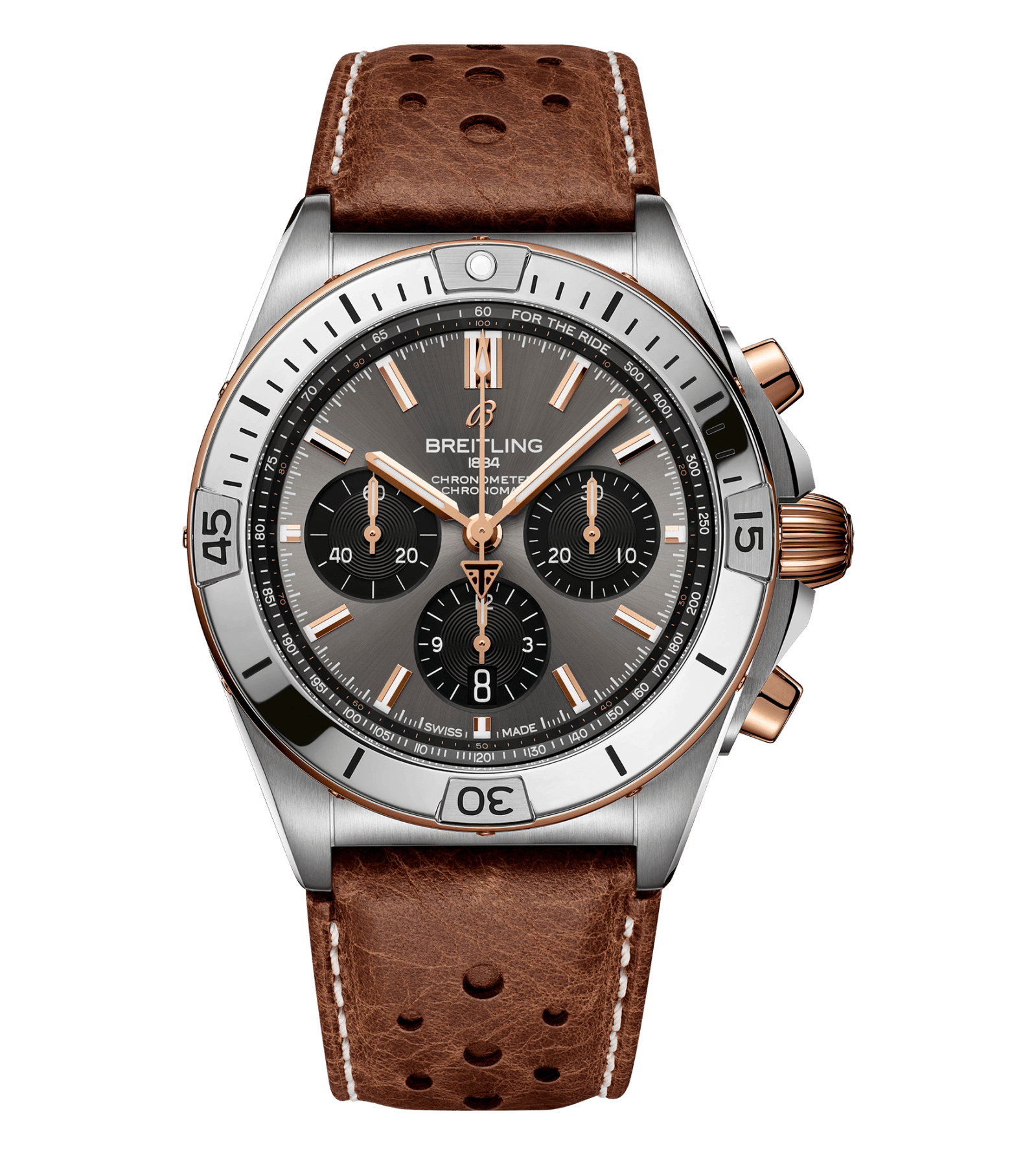 Breitling Chronomat B01 Triumph Watch Leather Strap Fink's