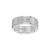 Triton Men&#39;s 8mm Grey Tungsten Carbide Comfort Fit Wedding Band